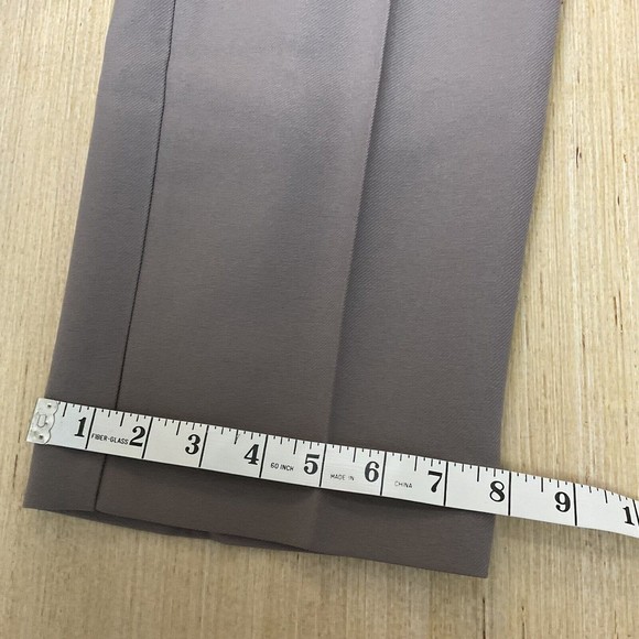 Vintage BendOver Women’s Sz 18 Taupe Solid Dress Pants Proportioned Short New - Picture 4 of 8